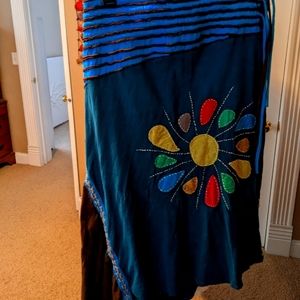 Rising International Boho Skirt, womens XL